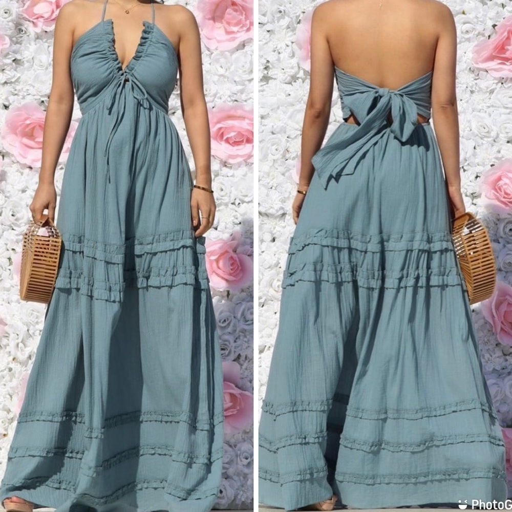 Beautiful Blue Maxi